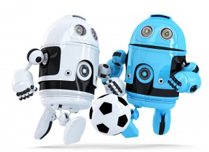 Au soccer, les robots!