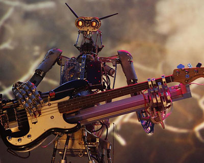 Les robots musiciens du groupe Compressorhead