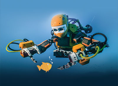 Un robot plongeur !