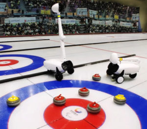 Au curling, les robots gagnent!