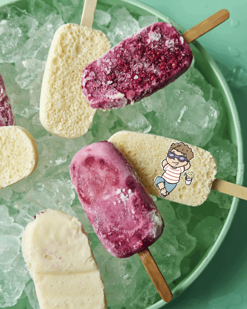 Recette : Sucettes glacées aux fruits