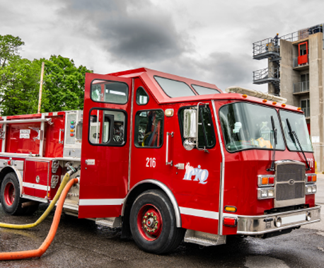 Une journée à l’école des pompiers